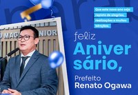 A Câmara Municipal de Barcarena parabeniza o prefeito Renato Ogawa