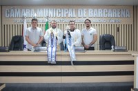 Câmara Municipal de Barcarena recebe visita das imagens de Nossa Senhora de Nazaré e São Francisco Xavier.