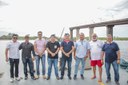 Comissão da Câmara visita obra na Alça Viária Comissão da Câmara visita obra na Alça Viária