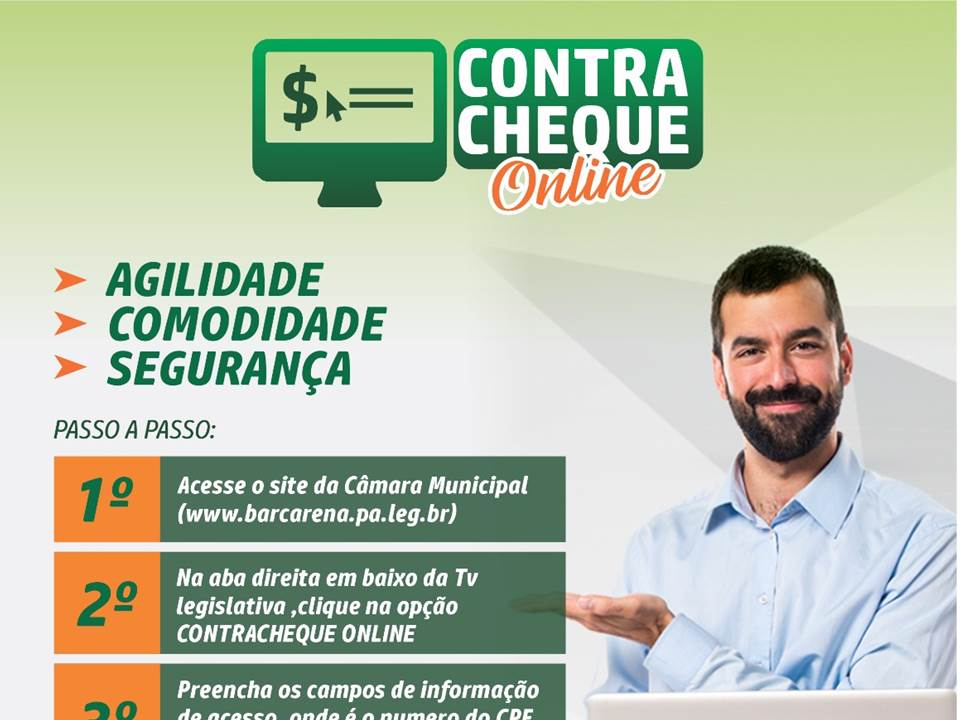 CONTRA CHEQUE ONLINE PASSO A PASSO