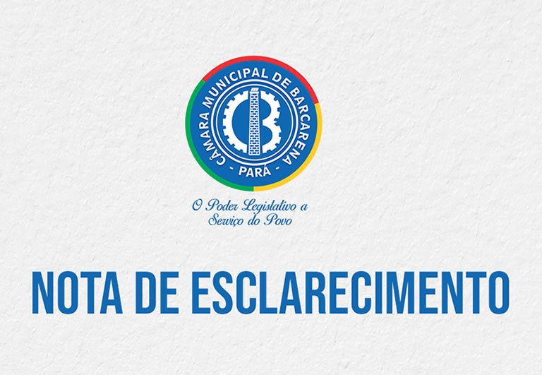 NOTA DE ESCLARECIMENTO