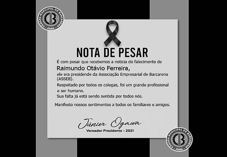 NOTA DE PESAR