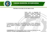 PORTARIA Nº 004-CMB, DE 03 DE ABRIL DE 2020