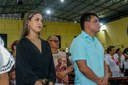 Presidente Wandson Oliveira Kokinha, acompanhado da esposa, srª Raysa Oda Dias, participa da Santa Missa Crismal