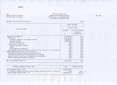 RGF - 2º QUADRIMESTRE 2018 ANEXO 01